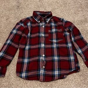 Tommy Hilfiger Kids Plaid Shirt - Red and Blue
